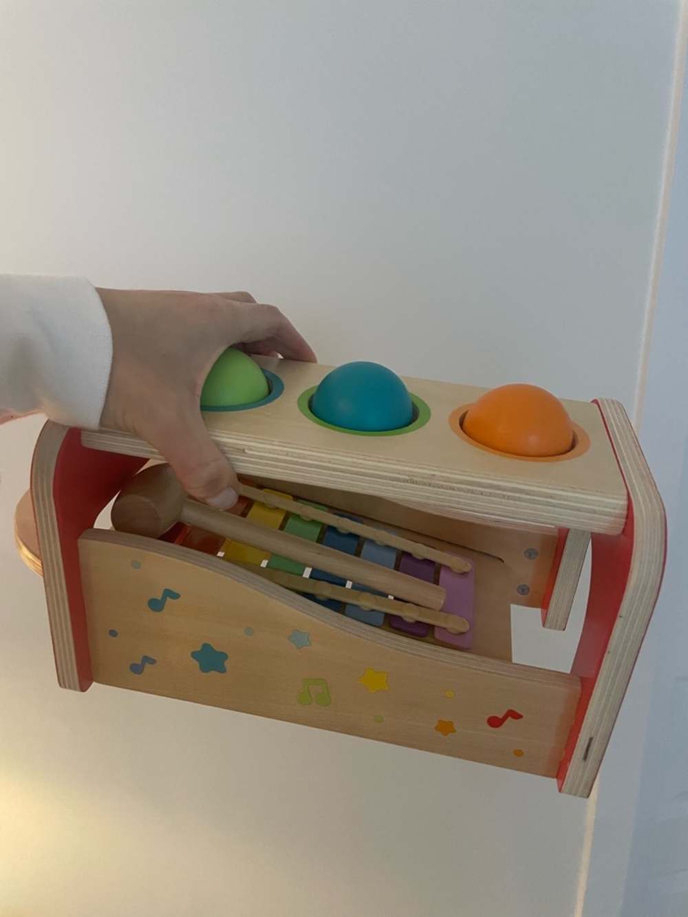 Fisher-Price Wooden Pound & Tap Bench Xylophone